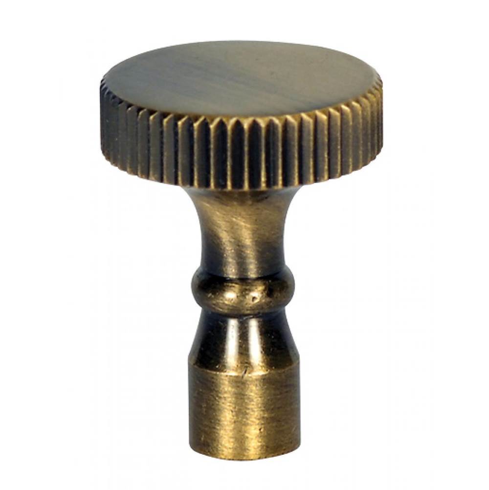 Satco Reg Antique Brass Turn Knob