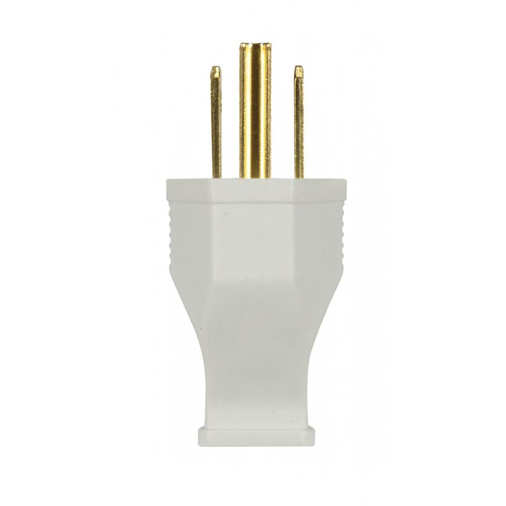 Satco White Thermoplastic Hd Plug