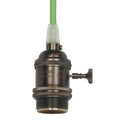 Satco Dark Ant 4 Pc Solid Brass On/off Turn Knob