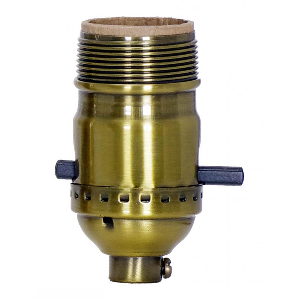 Satco Reg Ant Br S.b On/off Push Skt