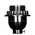 Satco Black Phenolic Short Keyless