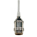 Satco Nickel 4 Pc Solid Brass Keyless Socket