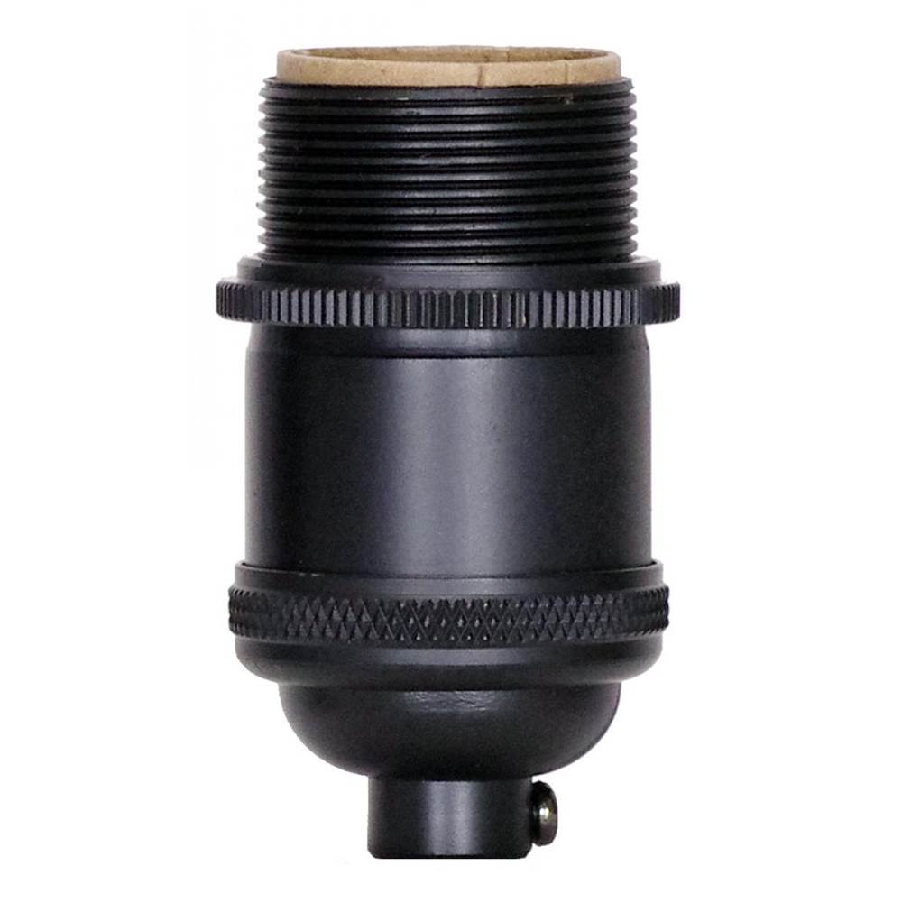 Satco Black 4pc Keyless Cast Socket