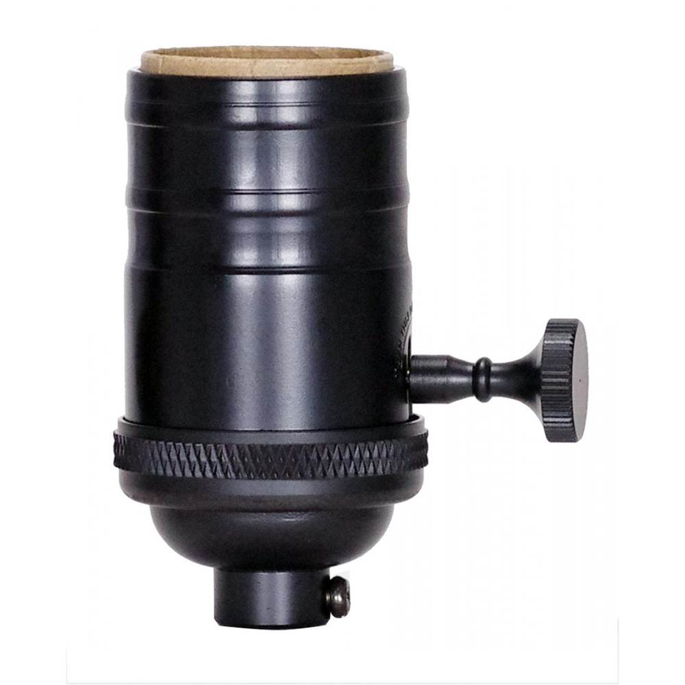 Satco Black 4 Pc On/off T/k Cast Skt