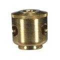 Satco Unf Brass 1/8ip Cluster Body