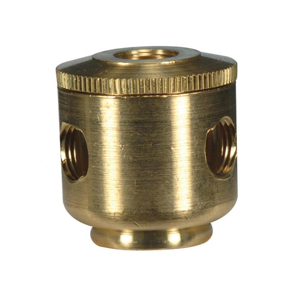 Satco Unf Brass 1/8ip Cluster Body