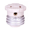 Satco White Female Screw Plug
