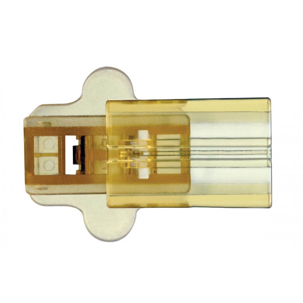 Satco Clear Gold Female Spt-2 Plug