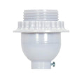Satco White Phenolic Short Keyless