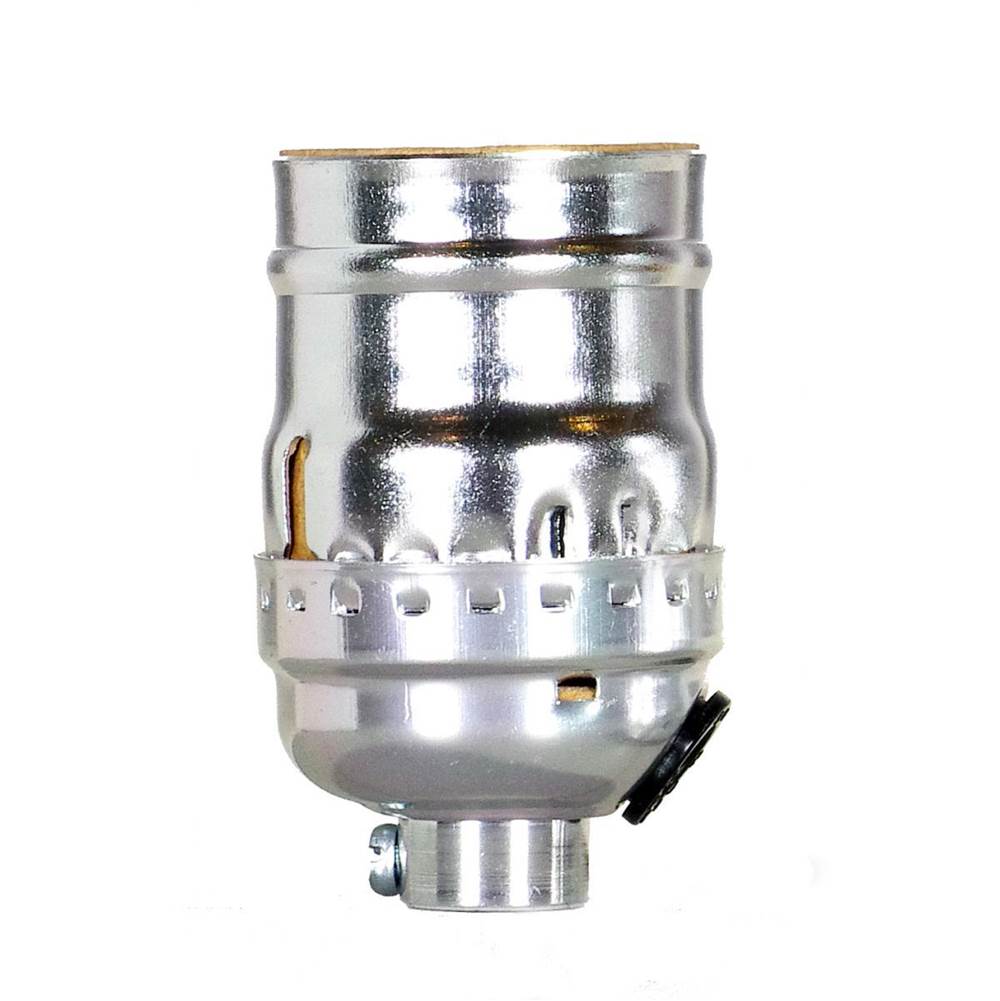 Satco Nickel Keyless Socket W/side-