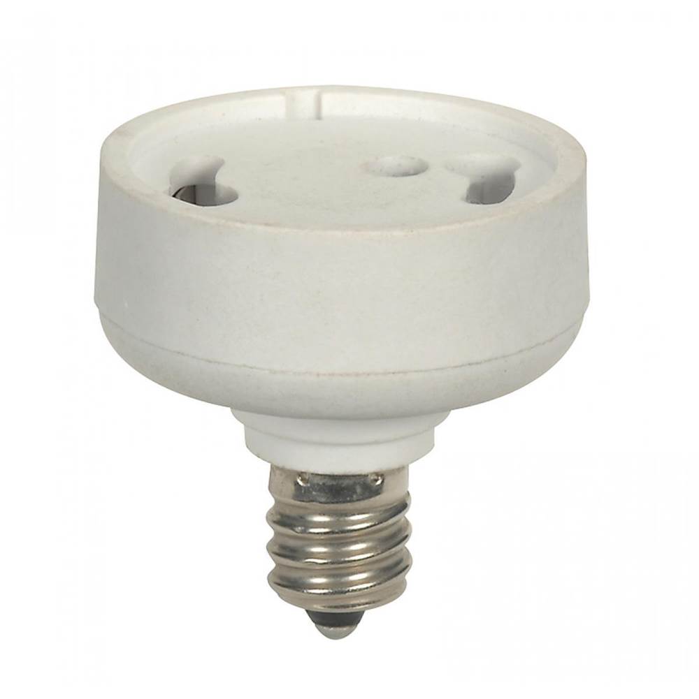 Satco E12 Candelabra To Gu24 Adapter