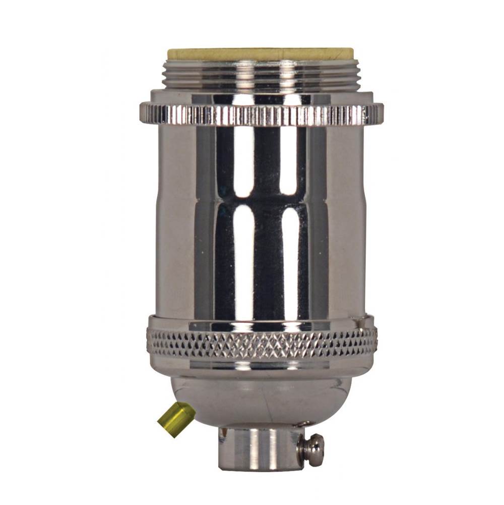 Satco P. Nic Cast Brass Keyless Socket