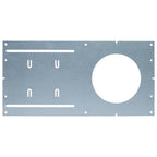 Satco  4-inch Asymmetric New Construction Recessed Downlight Mounting Plate - Flat