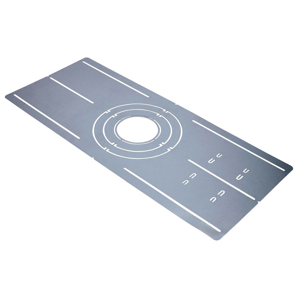 Satco 80-867  Universal New Construction Recessed Downlight Mounting Plate - Flat - 3.5-inch - 4-inch - 6-inch - 8-inch Image 1