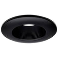 Satco  Deep Baffle Trim; 6 Inches; Black Finish