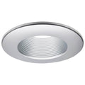 Satco  Deep Baffle Trim; 6 Inches; Brushed Nickel Finish