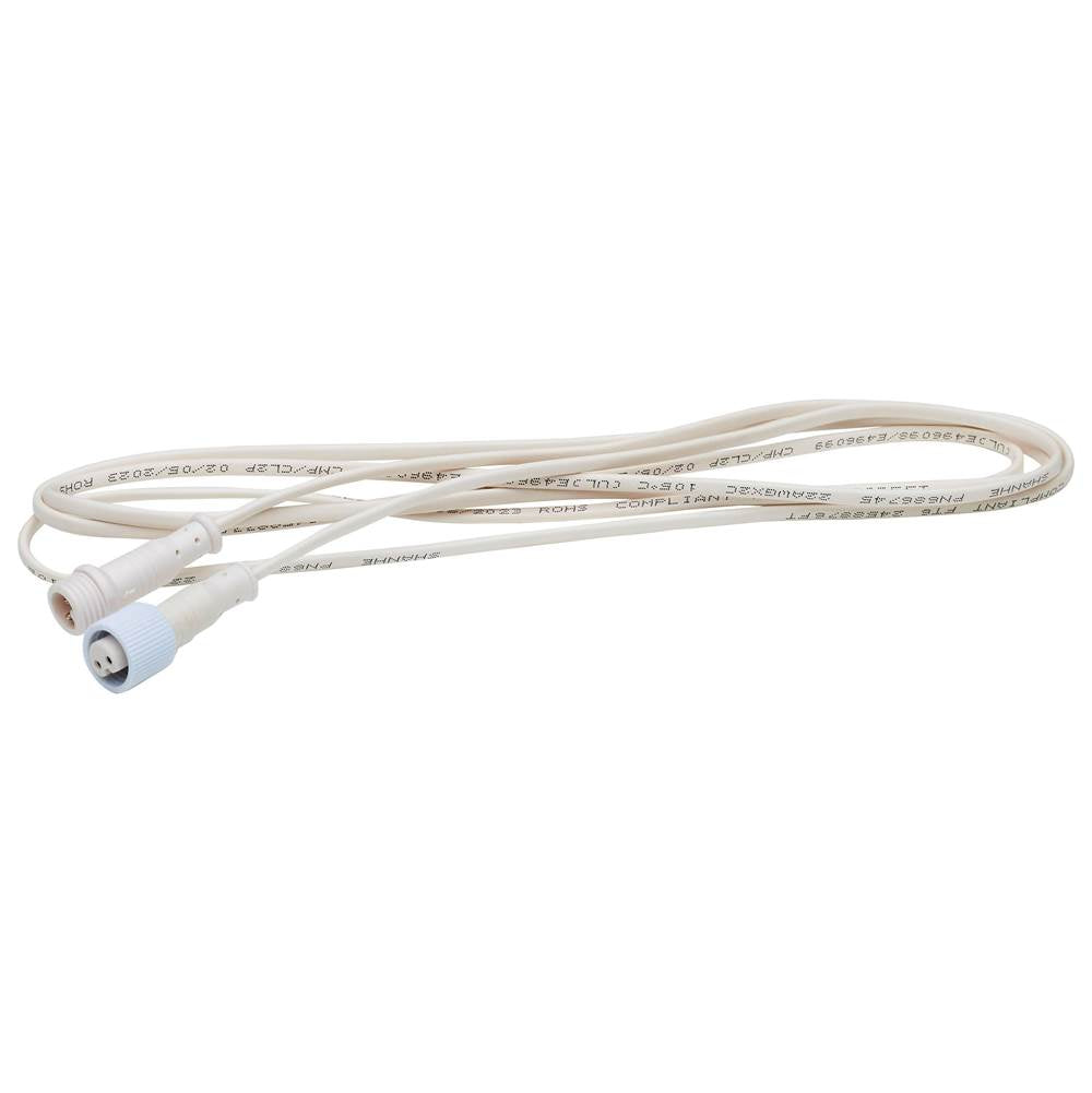 Satco  6 Foot Remote Driver Extension Cable; 2-pin; White Finish