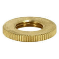 Satco 1/8 Large Knurled Locknut B/l