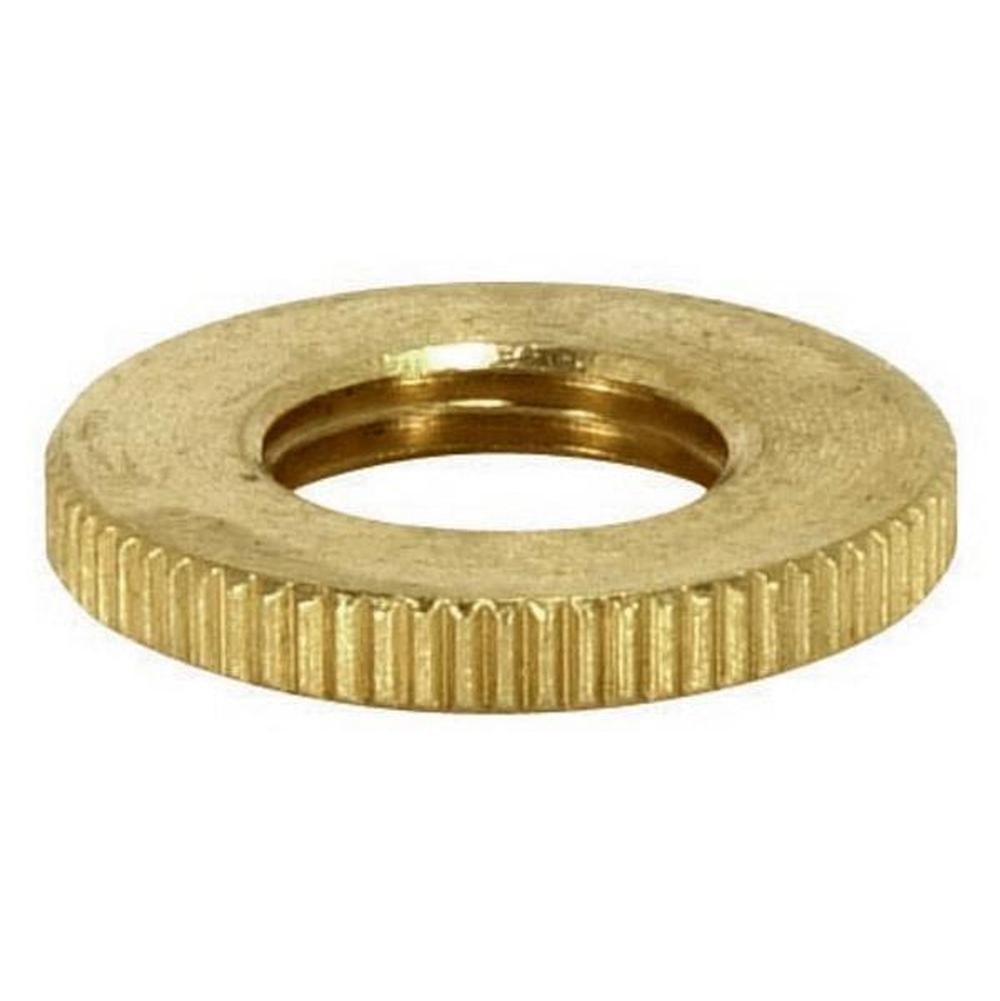 Satco 1/8 Large Knurled Locknut B/l