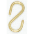 Satco Medium ''s'' Hook Brass Plated