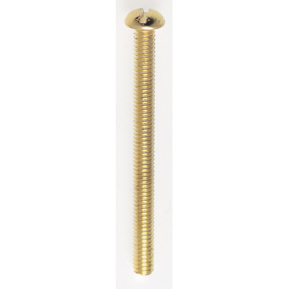 Satco 2''br Plated 8/32 Rh Screw