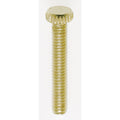 Satco 1''knurled 8/32 Brass Plated Screw