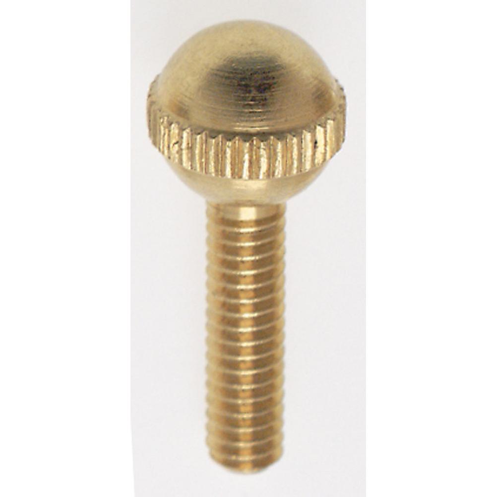 Satco 8/32 X 5/8 Brass Thumb Screw