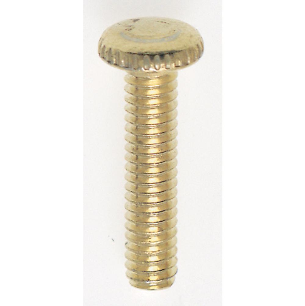 Satco 3/4'' Brass Finish 8/32 Screw