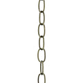 Satco 1 Yd 11 Ga Antique Brass Finish Chain