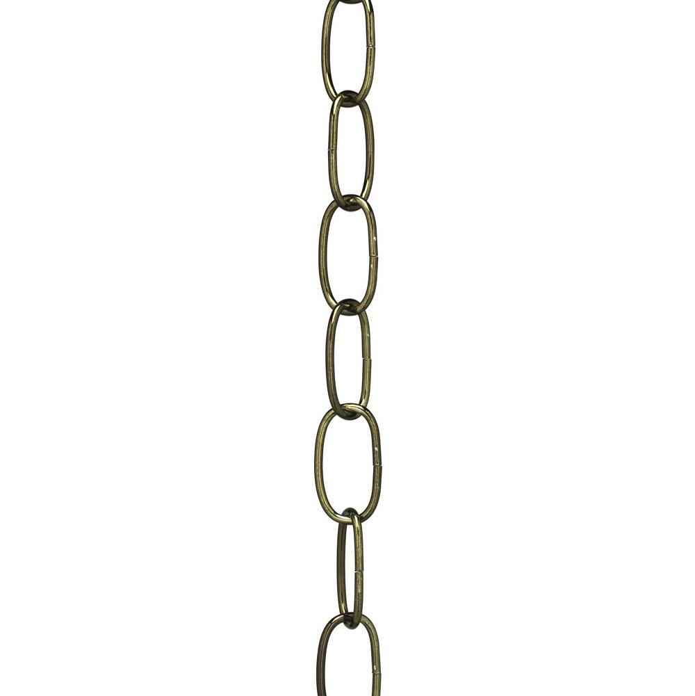 Satco 1 Yd 11 Ga Antique Brass Finish Chain