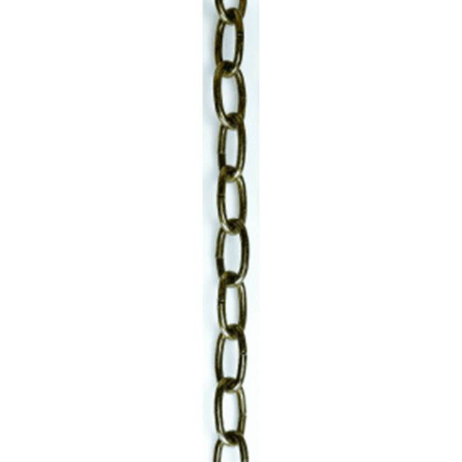 Satco 1 Yd 4 Ga Antique Brass Chain