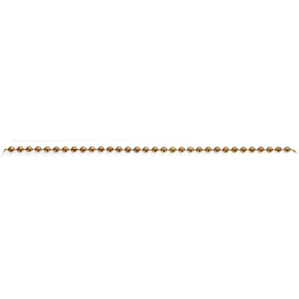 Satco 100 Ft Spool Brass Plated Hvy Ball Ch