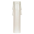 Satco 4'' Candelabra White Drip Cover