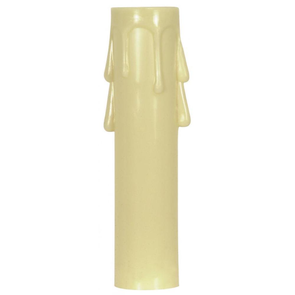 Satco 4'' Candelabra Ivory Drip Cover