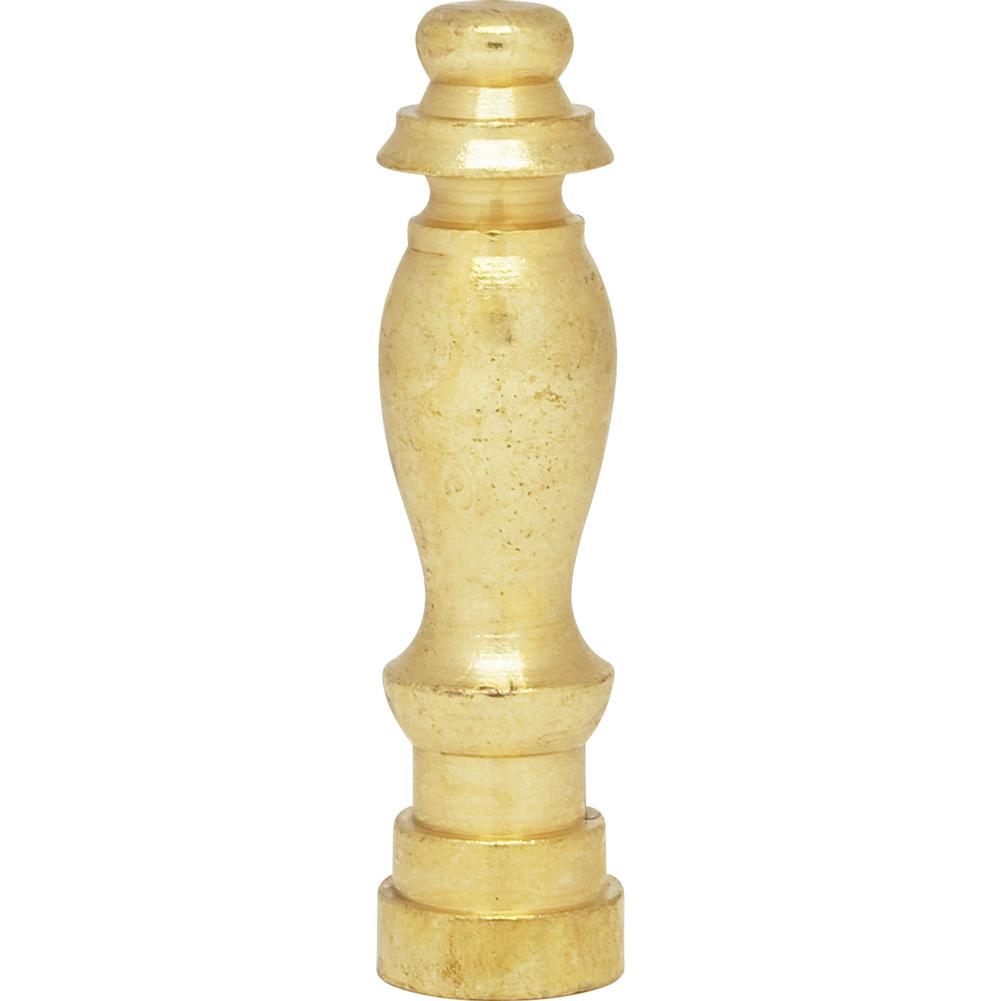 Satco 2'' Finial Brass Finish