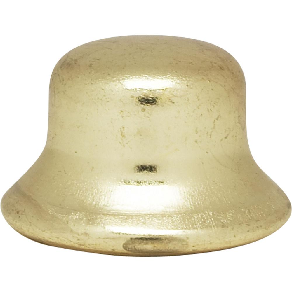 Satco 1/2'' Steel Finial Brass Finish