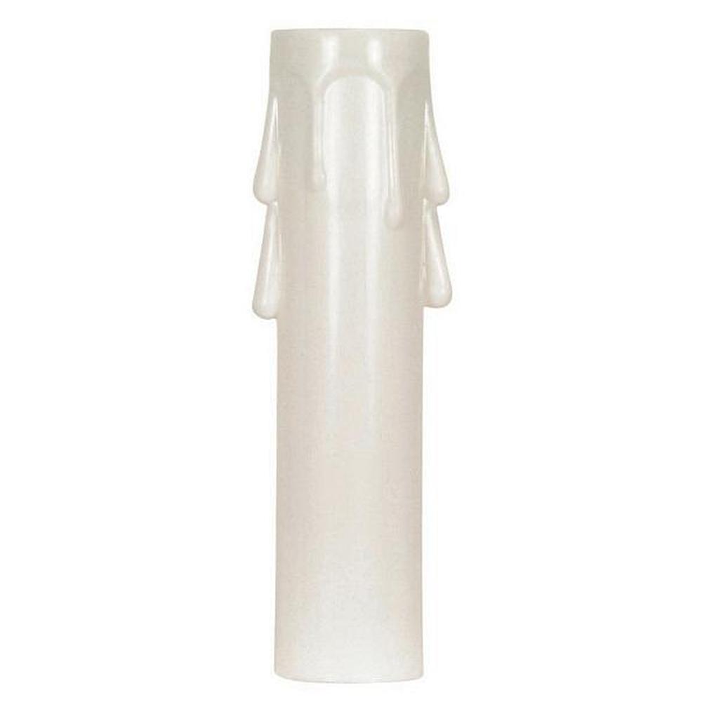 Satco 2'' Candelabra Cover Ivory/ivory Drip