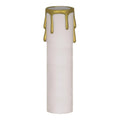 Satco 2'' Ed. Candel Cover White/gold D