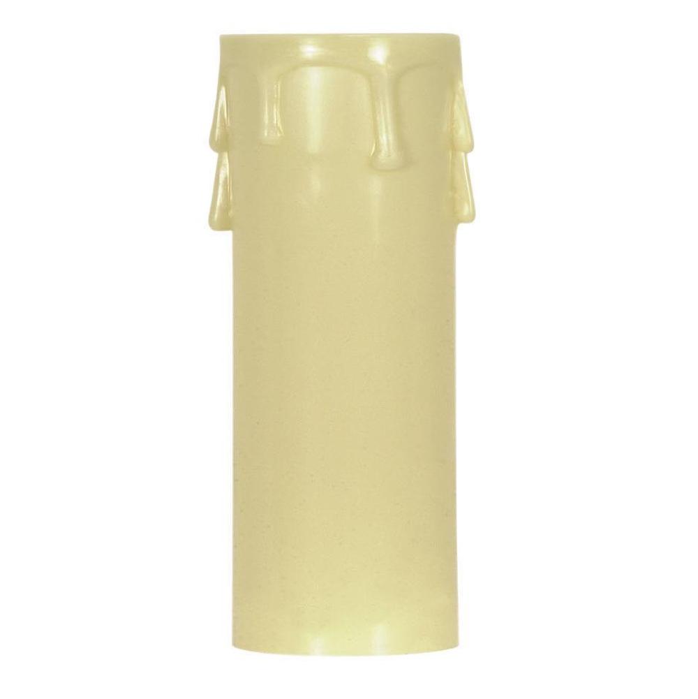 Satco 3'' Ed. Candle Cover Ivory/ivory Drip