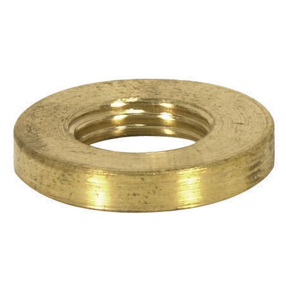 Satco 3/4'' Round Locknut Brass Unf 1