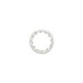 Satco 1/4 Ip Tooth Washer Zinc Plated