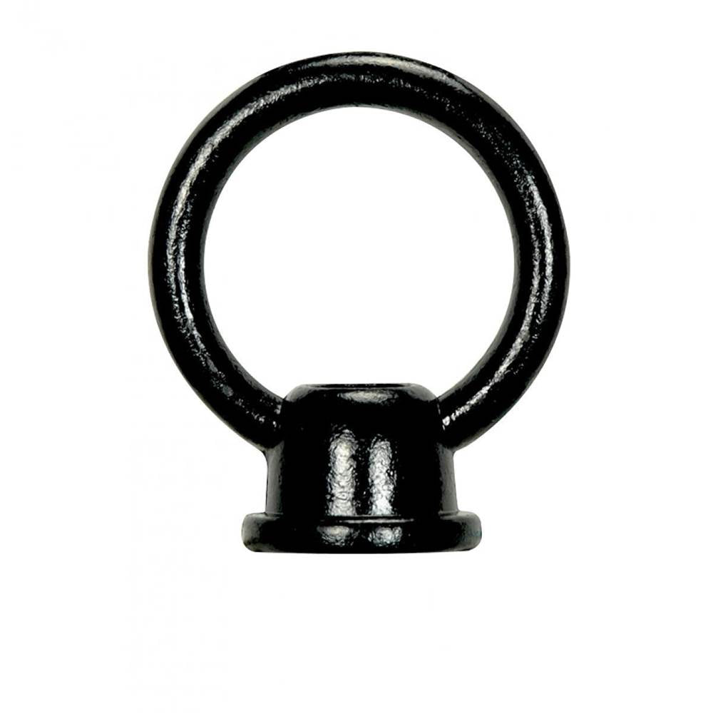 Satco 1-1/2'' Black Die Cast Loop 1/8 Ip