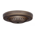 Satco Dark Ant Ribbed Vintage Canopy
