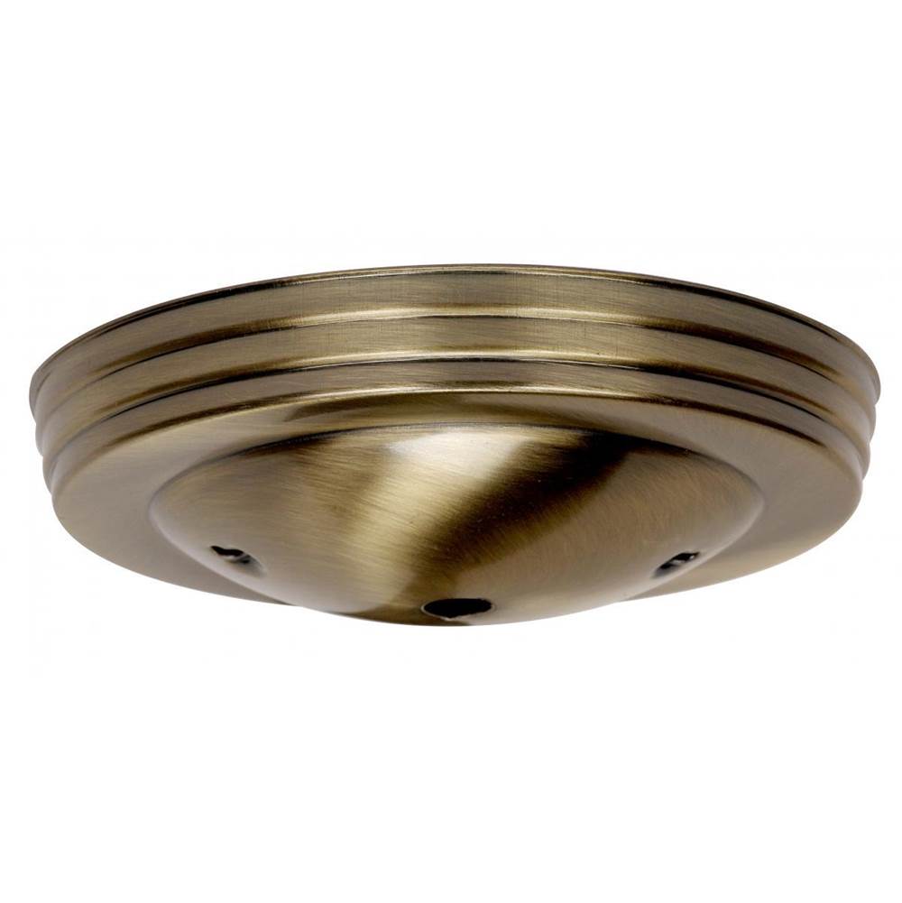 Satco Antique Brass Finish Mod Canopy 1/8 Ch 2