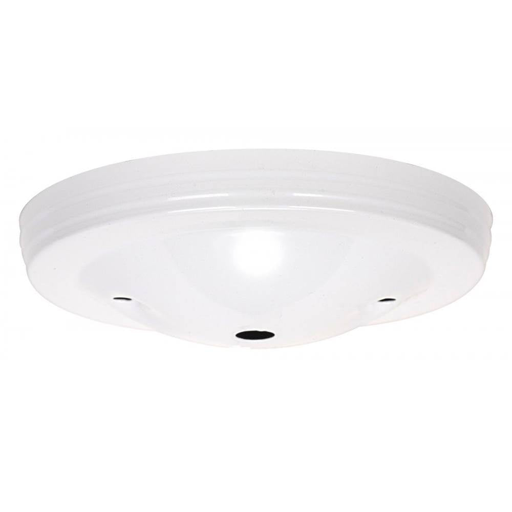 Satco White Mod Canopy 1/8 Ch 2 Bar