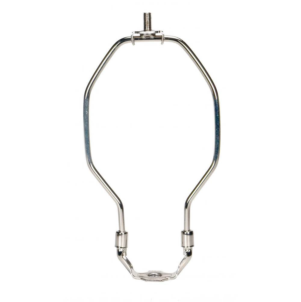 Satco 7-1/2'' Nickel Light Duty Harp