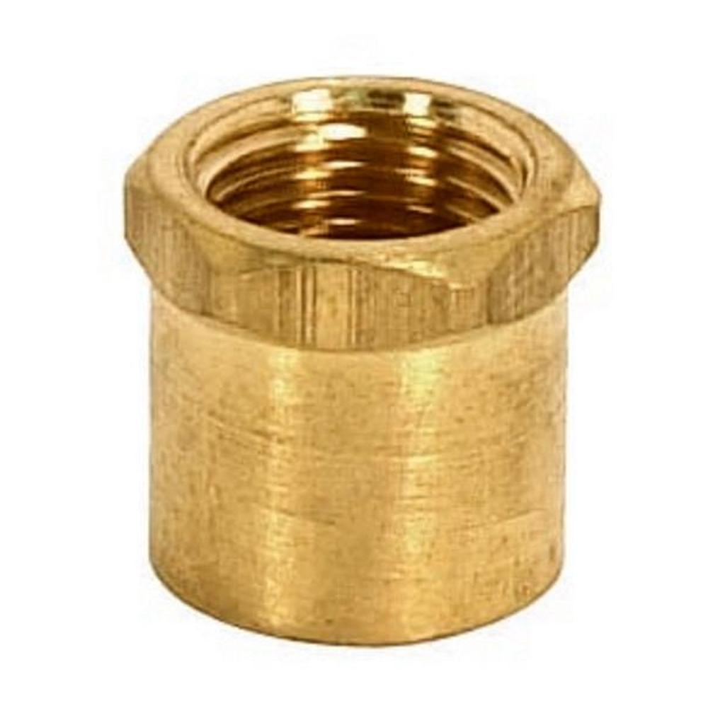 Satco 1/2'' Brass Hex Head Coupling 1/8