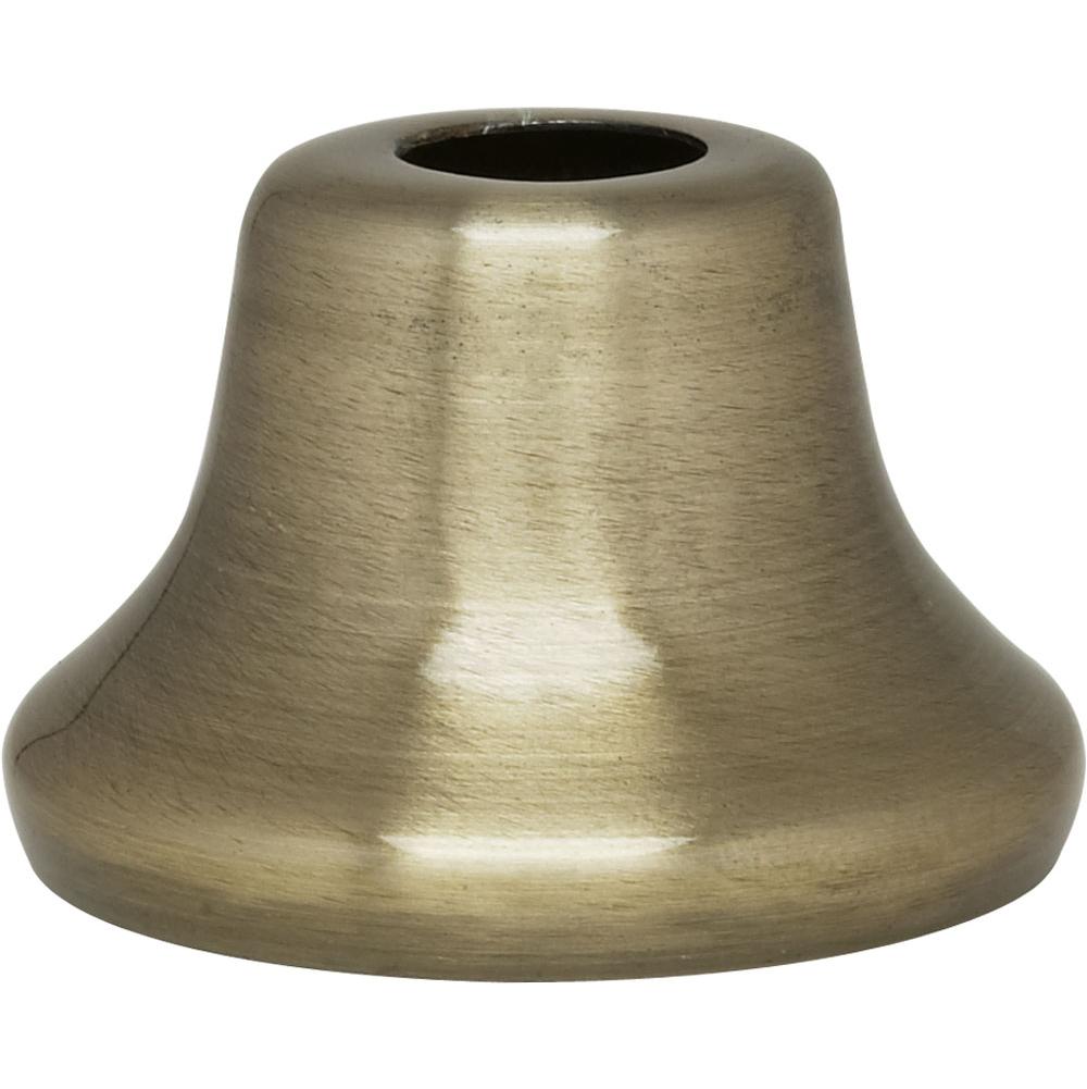 Satco 1 3/8'' Steel Neck 1/8 Slip Antique Brass Finish