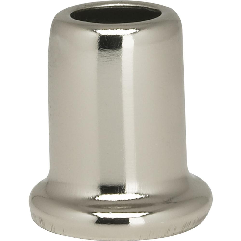 Satco 1'' Ht Steel Neck 7/8'' Bot Polished Nickel