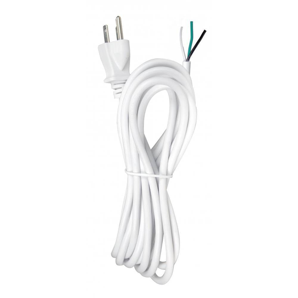 Satco 15 Ft 18/3 Svt105 White Cord